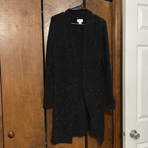 Black Old Navy Long Cardigan - Size Medium